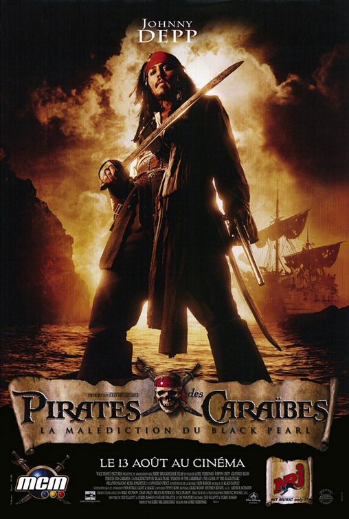 Постер - Пираты Карибского моря: Проклятие черной жемчужины: 508x755 / 75 Кб