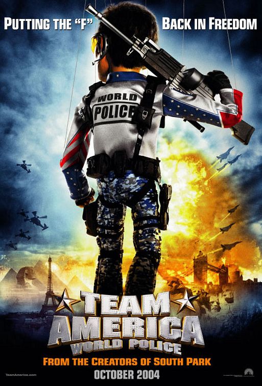 Постер - Отряд «Америка»: Всемирная полиция: 513x755 / 97 Кб