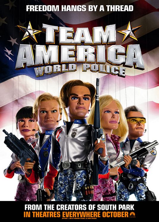 Постер - Отряд «Америка»: Всемирная полиция: 535x749 / 110 Кб