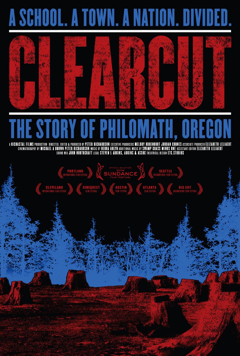 Постер - Clear Cut: The Story of Philomath, Oregon: 972x1440 / 296 Кб