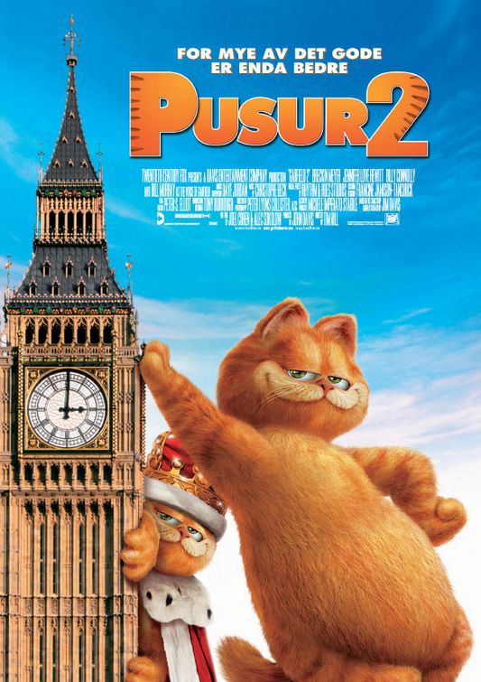 Постер - Гарфилд 2: История двух кошечек: 533x755 / 92 Кб