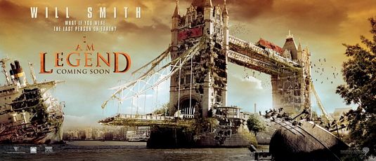 Постер - Я — легенда: 535x230 / 38 Кб
