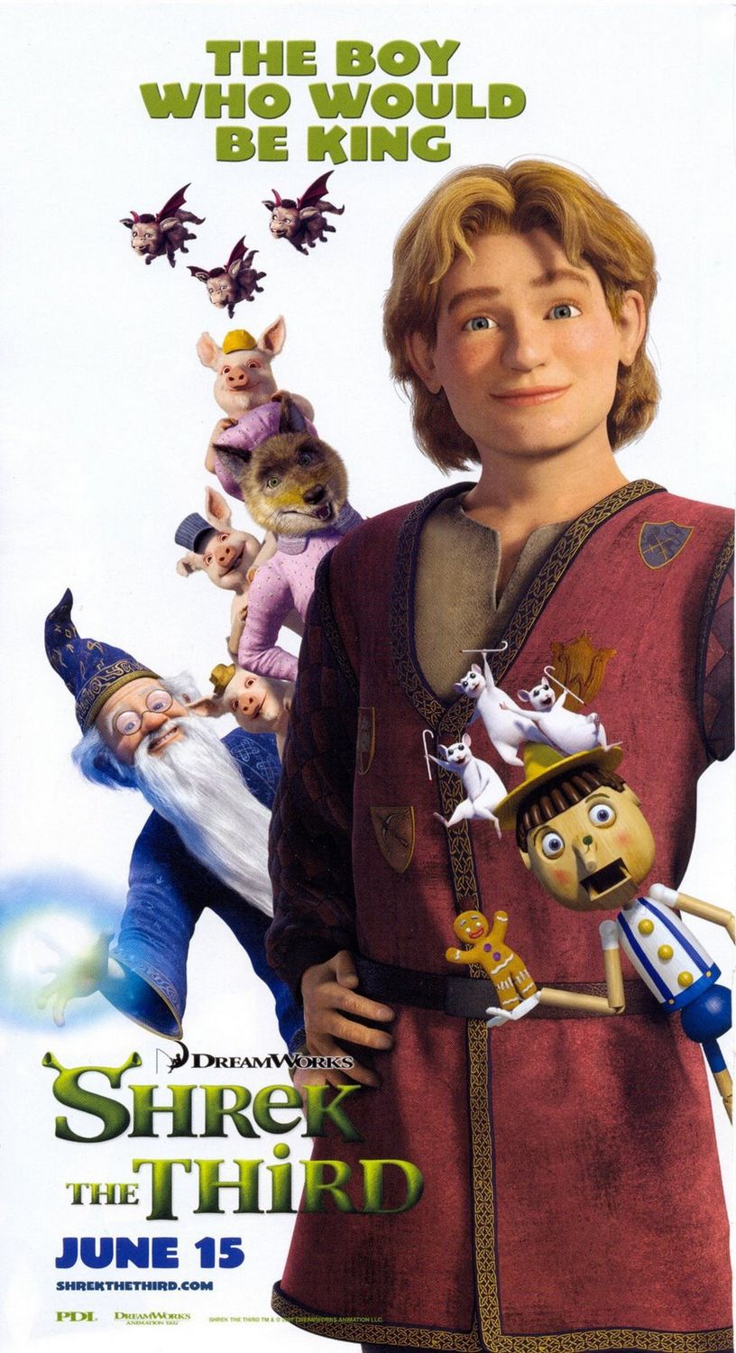 Постер - Шрэк Третий: 816x1500 / 211 Кб
