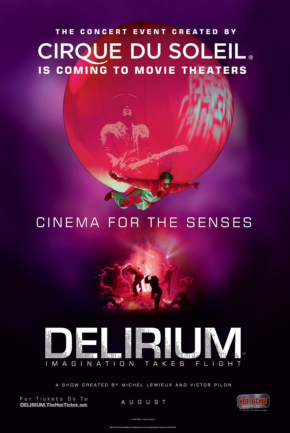 Постер - Cirque du Soleil: Delirium: 1004x1500 / 152 Кб