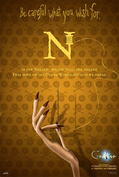 Постер - Коралина в Cтране кошмаров: 509x755 / 66 Кб