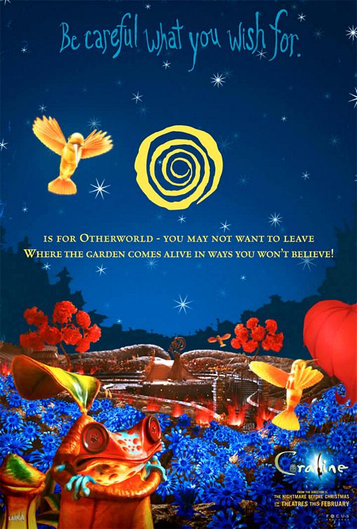 Постер - Коралина в Cтране кошмаров: 509x755 / 90 Кб