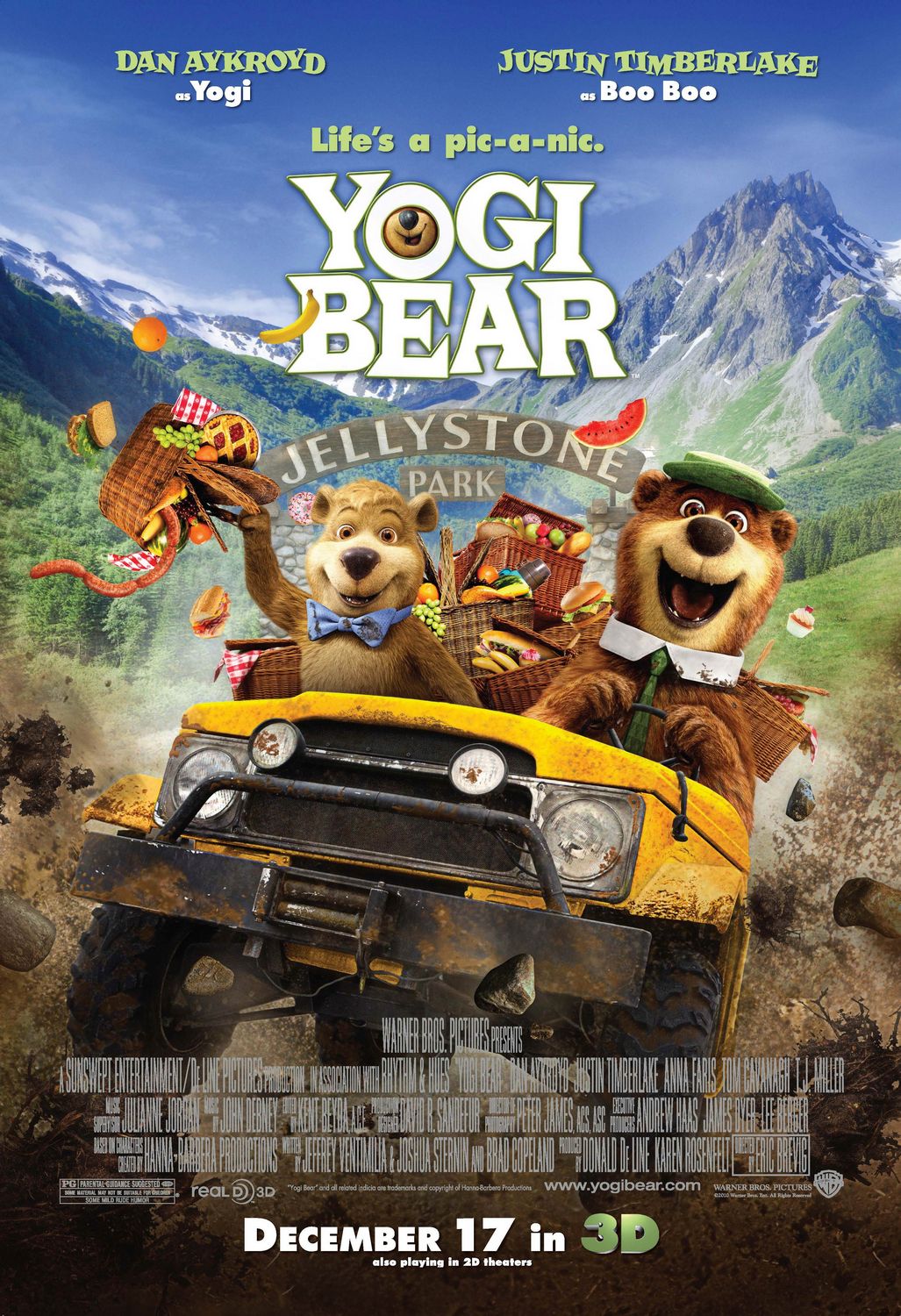 Постер - Медведь Йоги: 1027x1500 / 359 Кб