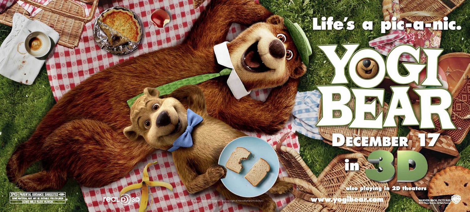 Постер - Медведь Йоги: 1500x678 / 261 Кб