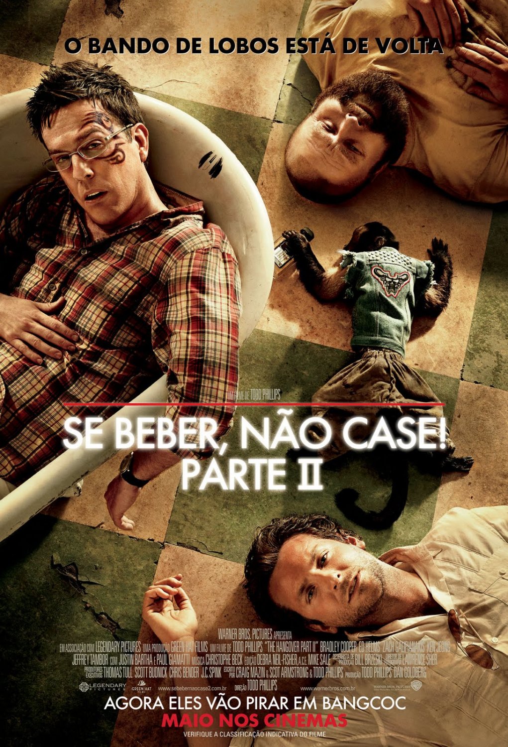 Постер - Мальчишник 2: Из Вегаса в Бангкок : 1021x1500 / 409 Кб