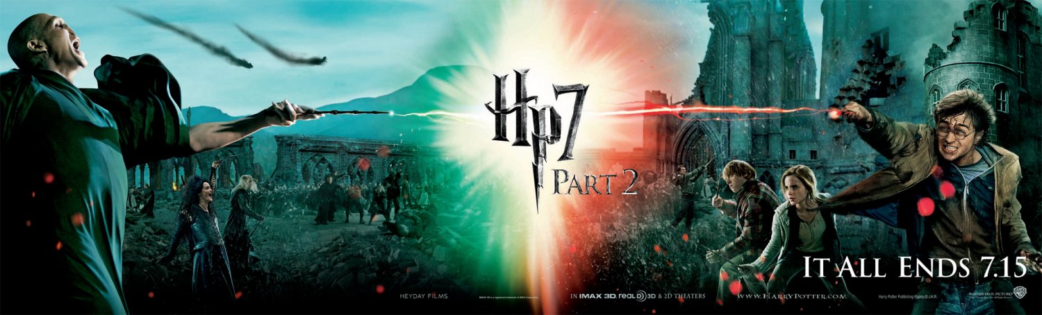 Постер - Гарри Поттер и Дары Смерти: Часть 2: 1500x454 / 145 Кб