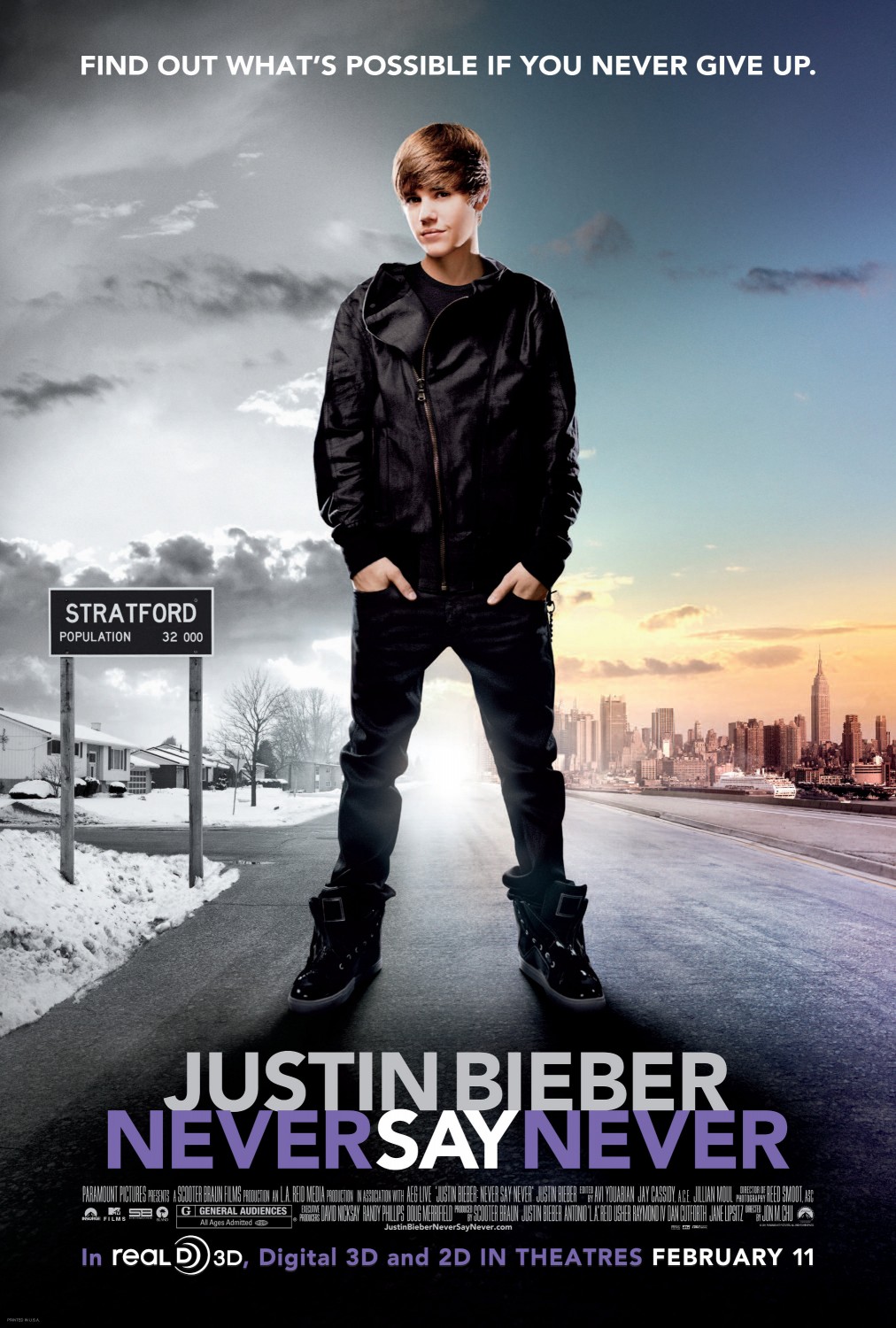 Постер - Justin Bieber: Never Say Never: 1012x1500 / 318 Кб