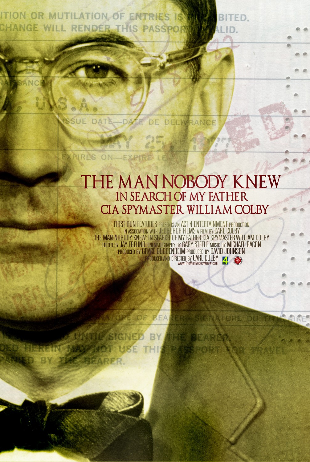 Постер - The Man Nobody Knew: In Search of My Father, CIA Spymaster William Colby: 1006x1500 / 407 Кб