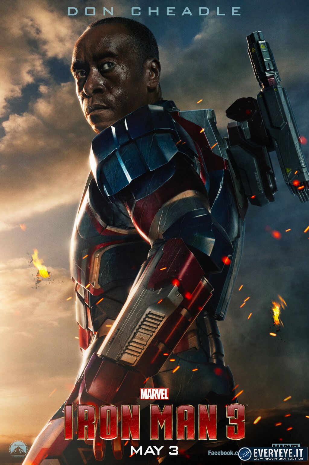 Постер - Железный человек 3: 1024x1542 / 245.31 Кб