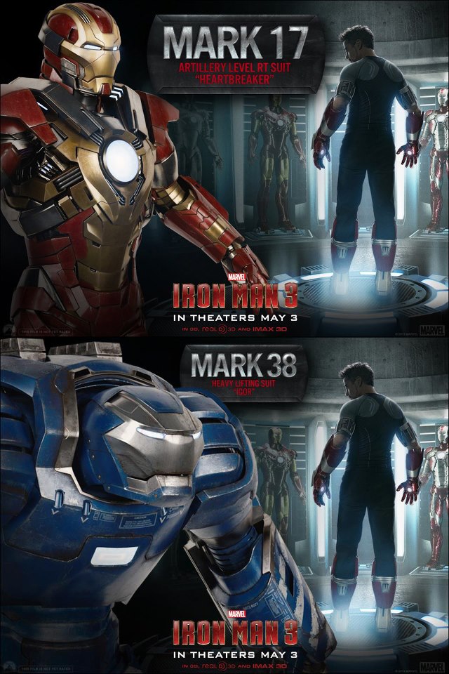 Постер - Железный человек 3: 640x960 / 147.75 Кб