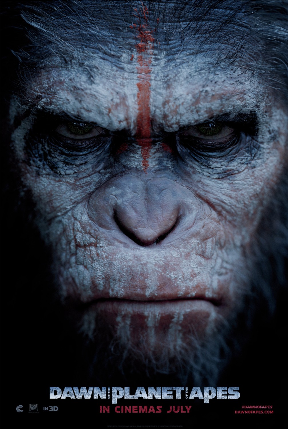 Постер - Планета обезьян: Революция: 1007x1500 / 316 Кб