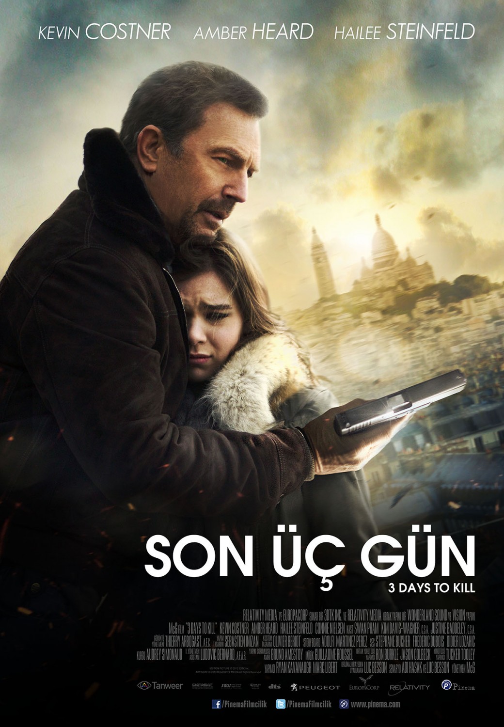 Постер - Три дня на убийство: 1040x1500 / 264 Кб