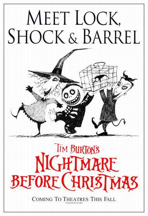 Постер - Кошмар перед Рождеством: 514x750 / 72.46 Кб