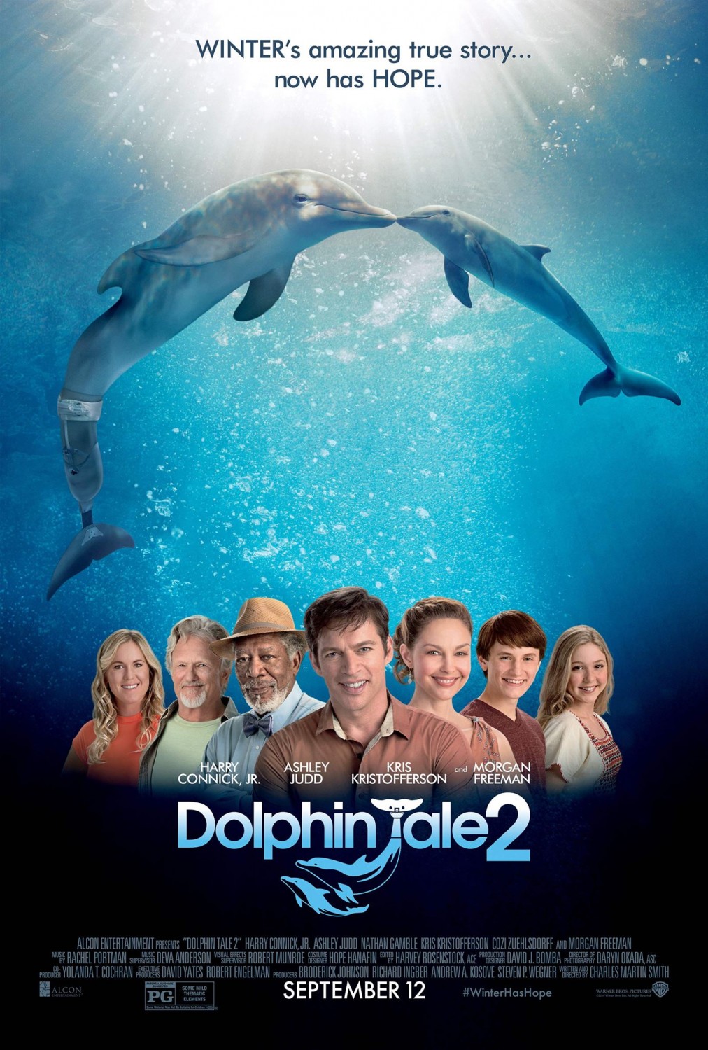 Постер - История дельфина 2: 1012x1500 / 341 Кб