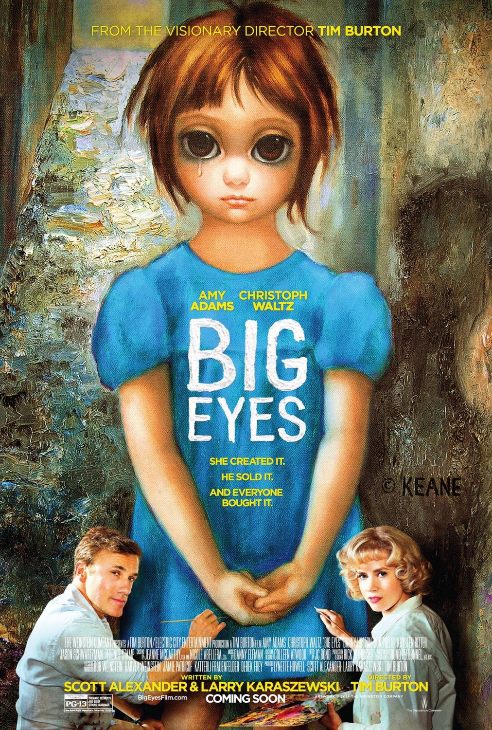 Постер - Большие глаза: 1012x1500 / 706 Кб