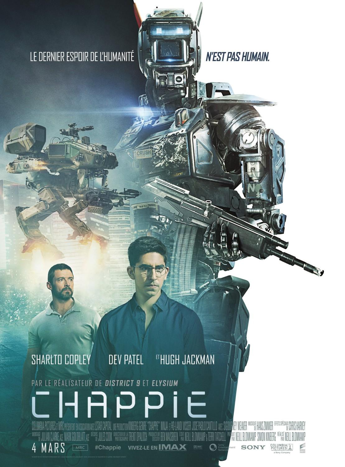 Постер - Робот по имени Чаппи: 1109x1500 / 217.06 Кб
