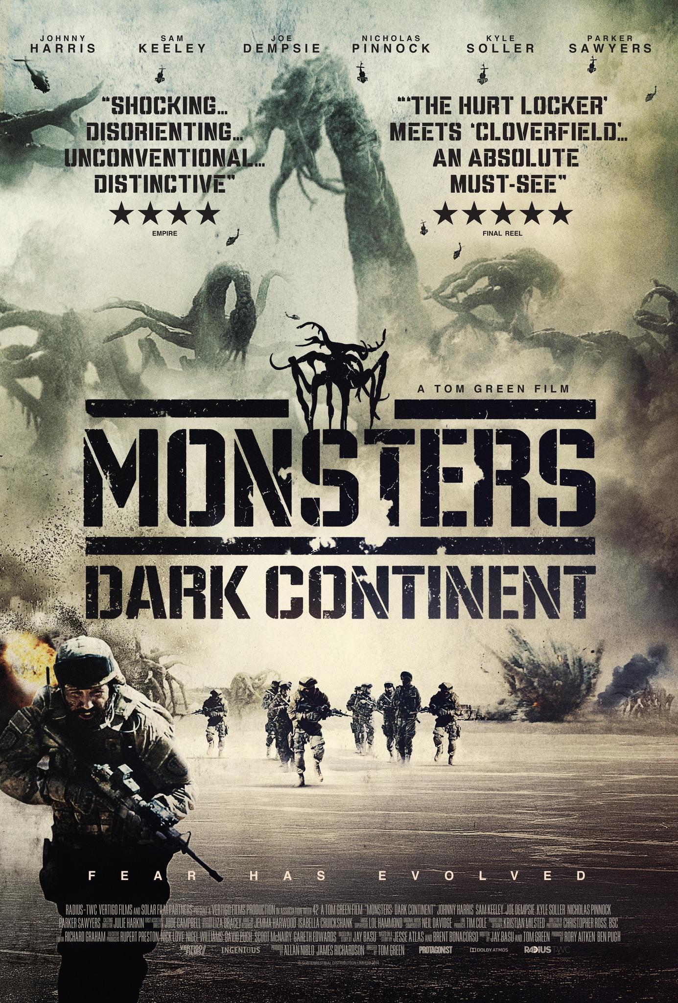 Постер - Монстры 2: Темный континент: 1385x2048 / 580.39 Кб
