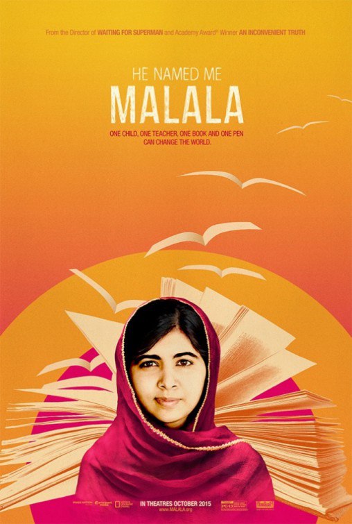 Постер - Он назвал меня Малала: 508x755 / 75.57 Кб