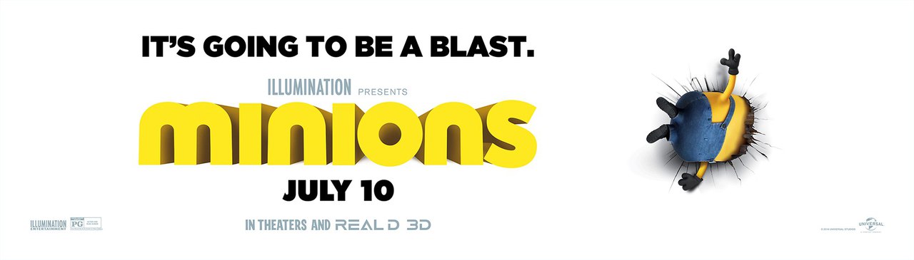 Постер - Миньоны: 1280x365 / 42.66 Кб
