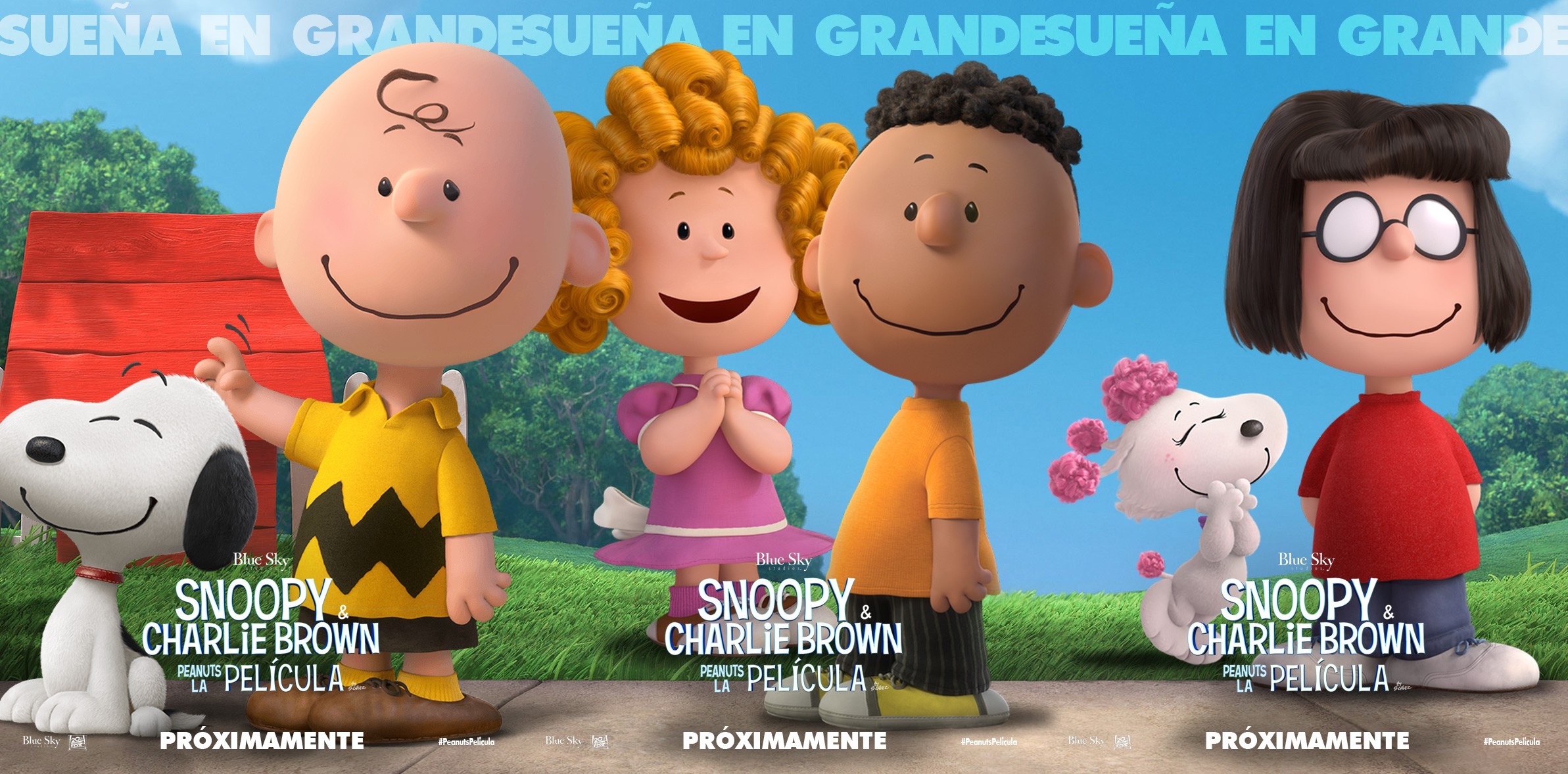 Постер - Снупи и мелочь пузатая в кино: 2385x1178 / 627.47 Кб