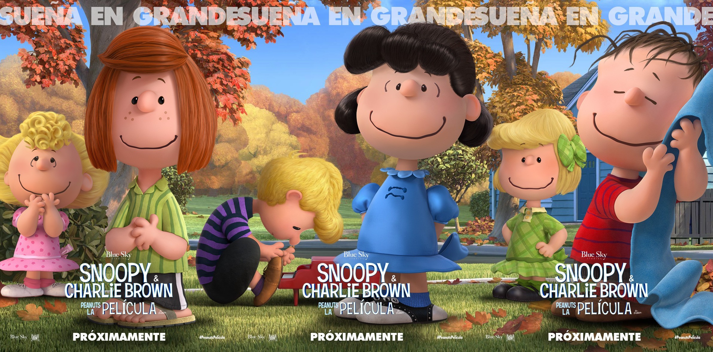 Постер - Снупи и мелочь пузатая в кино: 2385x1178 / 779.52 Кб