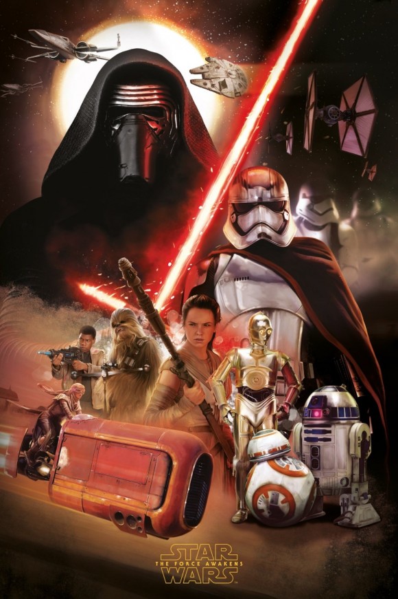 Постер - Звездные войны: Пробуждение силы: 580x871 / 129.7 Кб