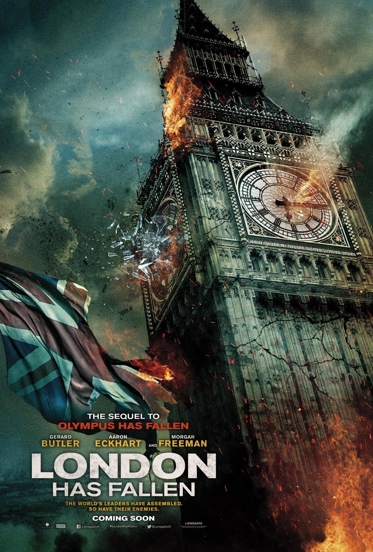 Постер - Падение Лондона: 1250x1851 / 575.02 Кб
