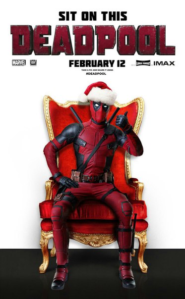 Постер - Дэдпул: 373x604 / 43.02 Кб