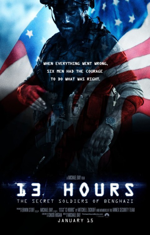 Постер - 13 часов: Тайные солдаты Бенгази: 482x755 / 82.79 Кб