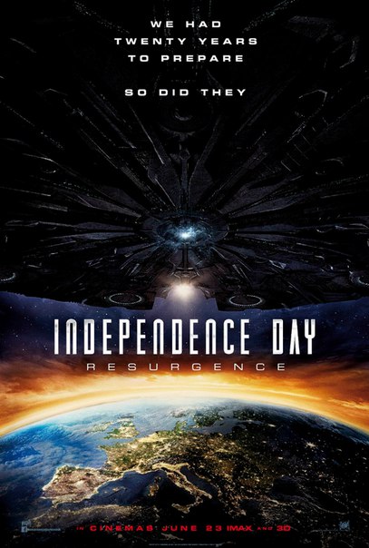 Постер - День независимости: Возрождение: 407x604 / 61.62 Кб