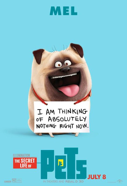 Постер - Тайная жизнь домашних животных: 414x604 / 29.47 Кб