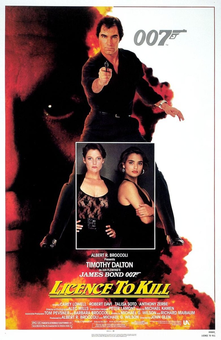 Постер - Лицензия на убийство: 750x1151 / 199.07 Кб