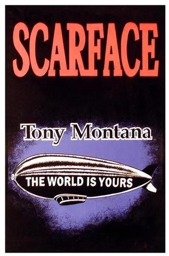 Постер - Лицо со шрамом: 348x527 / 98.63 Кб