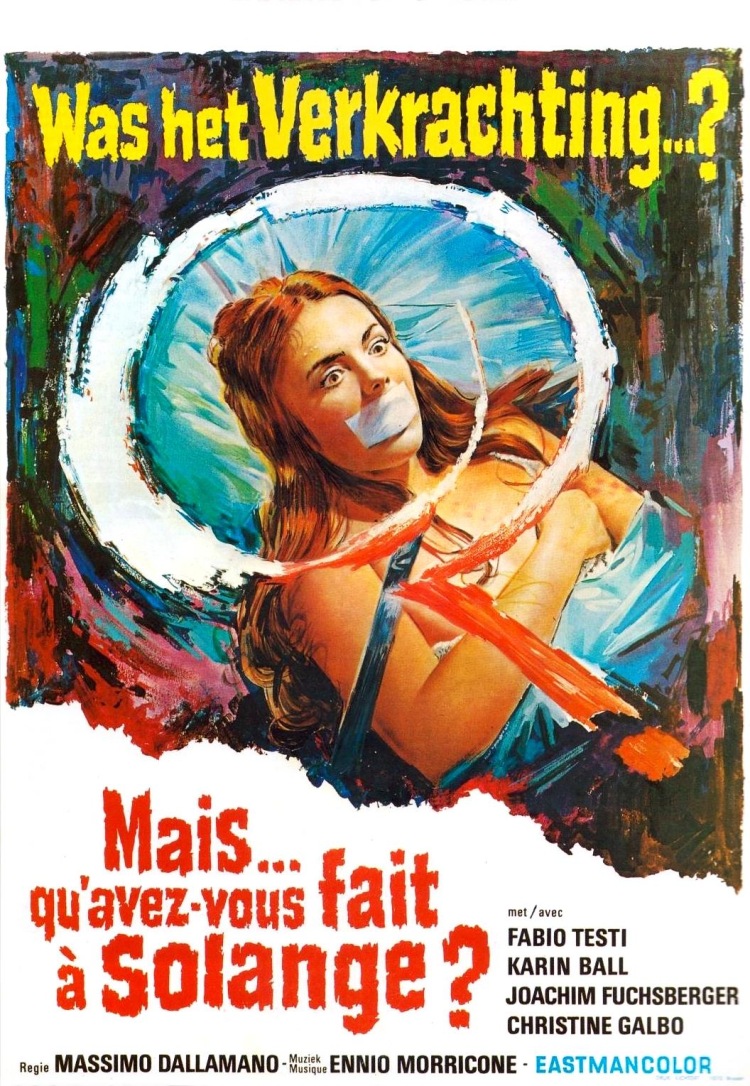 Постер - Что они сделали с Соланж?: 750x1086 / 324.59 Кб