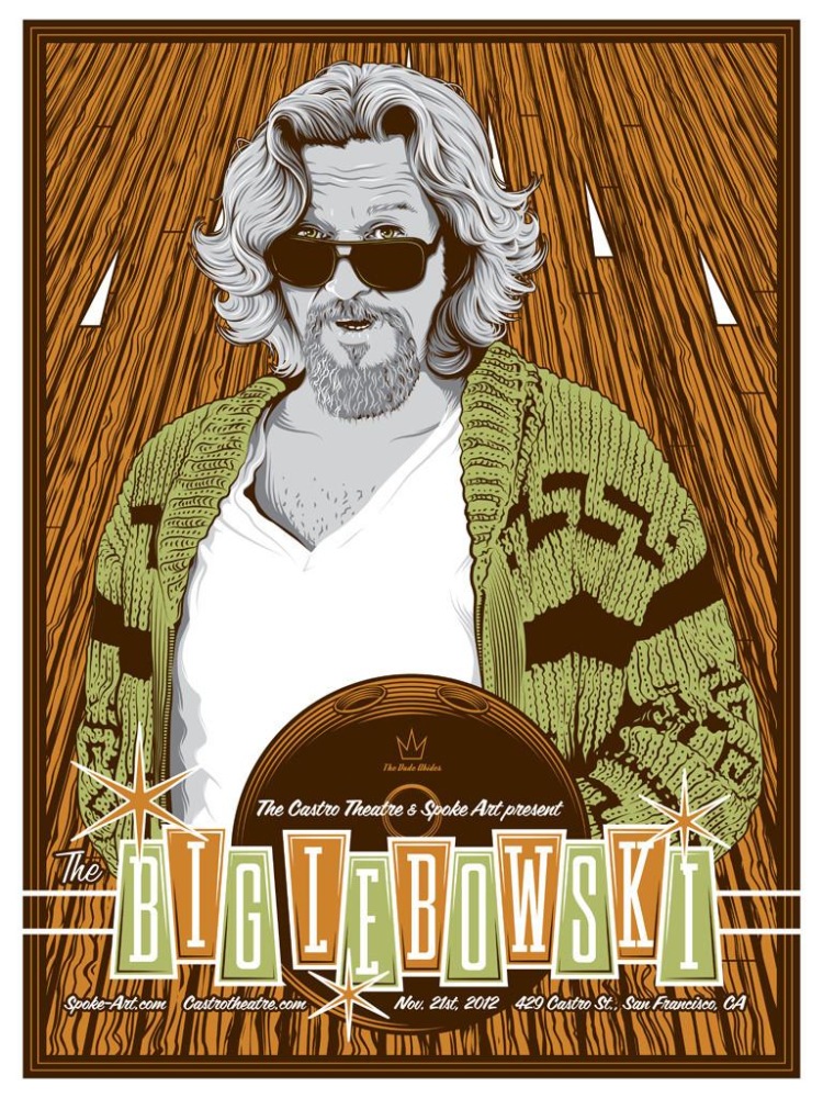 Постер - Большой Лебовски: 750x1000 / 326.47 Кб