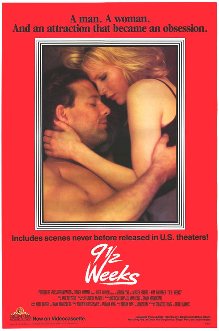 Постер - 9 1/2 недель: 730x1100 / 85.99 Кб