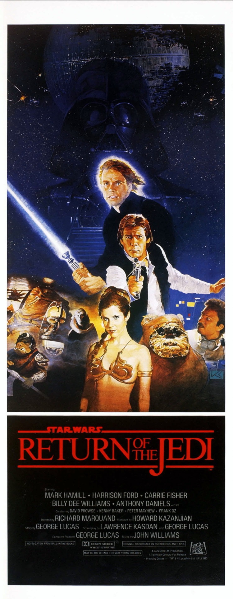 Постер - Звездные войны: Эпизод 6 - Возвращение Джедая: 750x1924 / 382.38 Кб