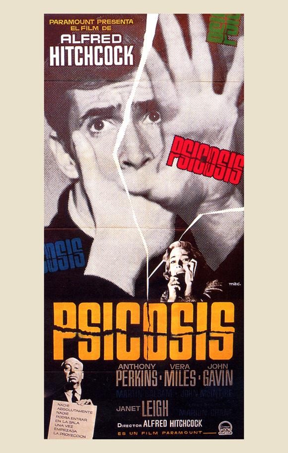 Постер - Психо: 580x911 / 157.64 Кб