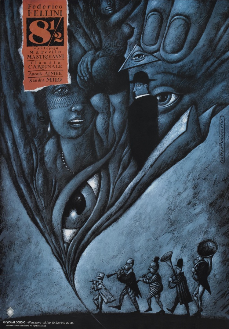 Постер - 8 с половиной: 750x1079 / 300.57 Кб