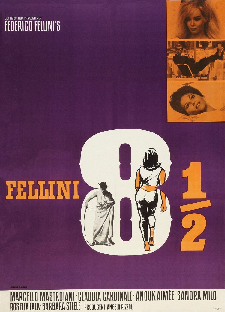 Постер - 8 с половиной: 750x1039 / 223.95 Кб