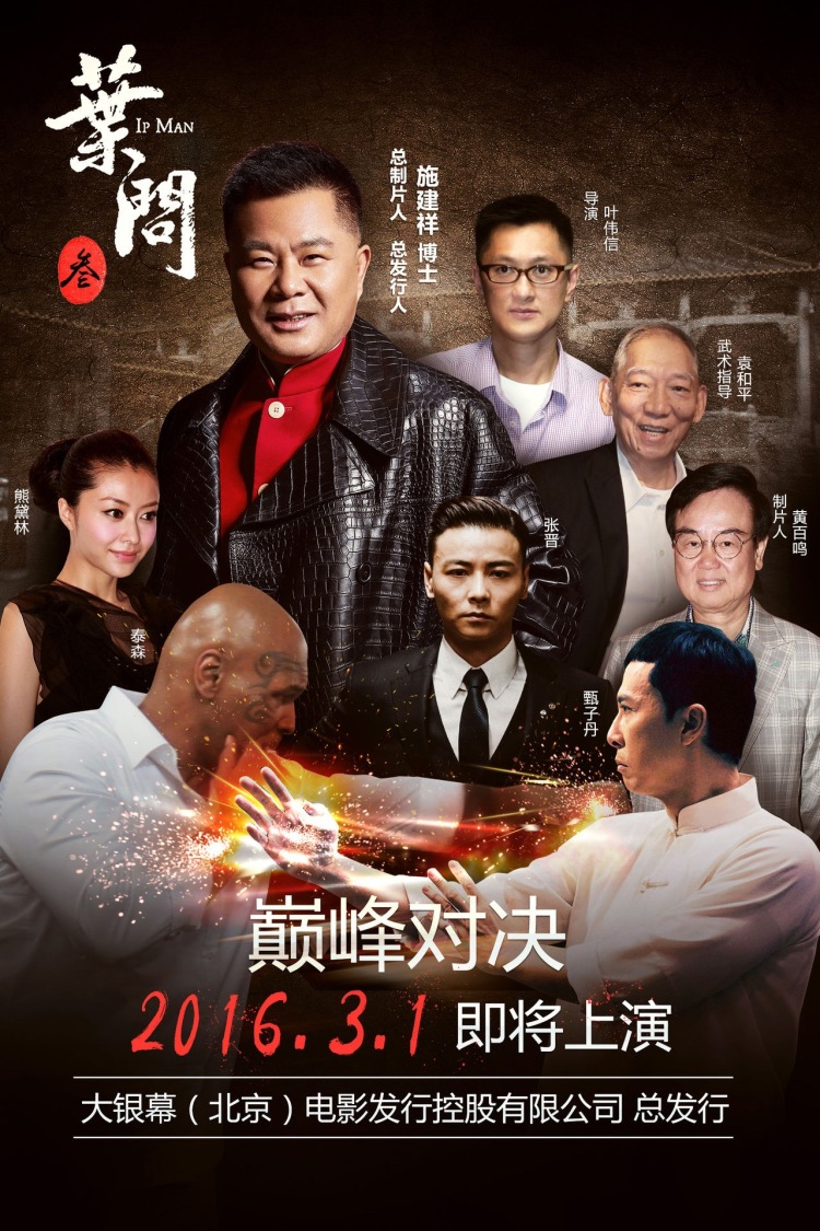 Постер - Ип Ман 3D: 750x1125 / 293.43 Кб