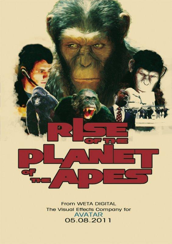 Постер - Восстание планеты обезьян: 565x800 / 60.94 Кб