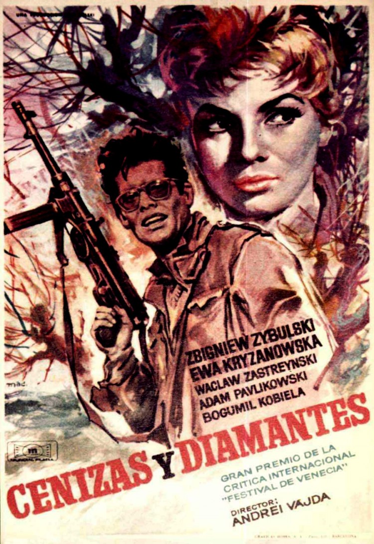 Постер - Пепел и алмаз: 750x1090 / 241.42 Кб