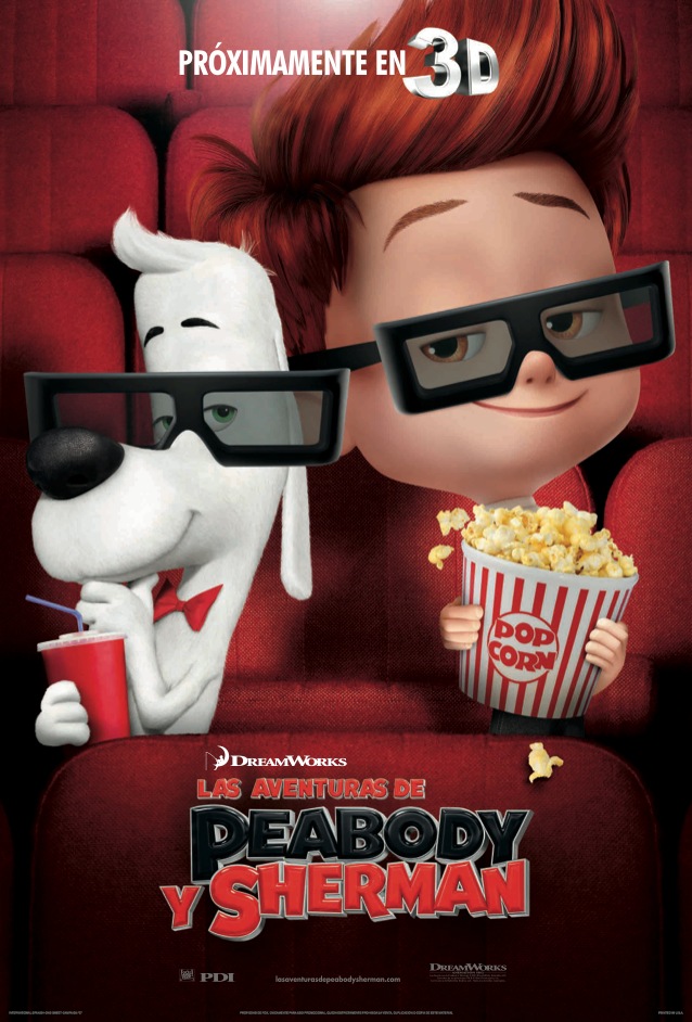 Постер - Приключения мистера Пибоди и Шермана: 638x942 / 169.49 Кб