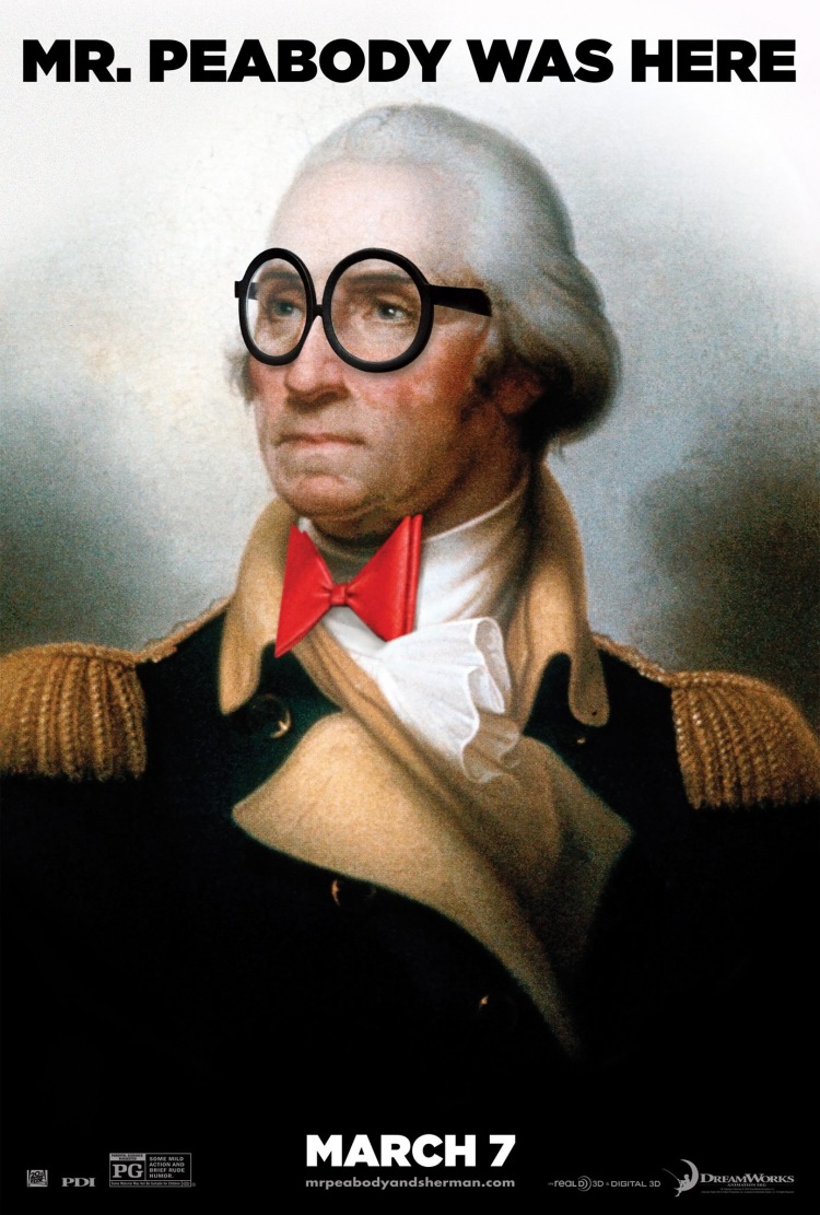 Постер - Приключения мистера Пибоди и Шермана: 750x1111 / 210.08 Кб