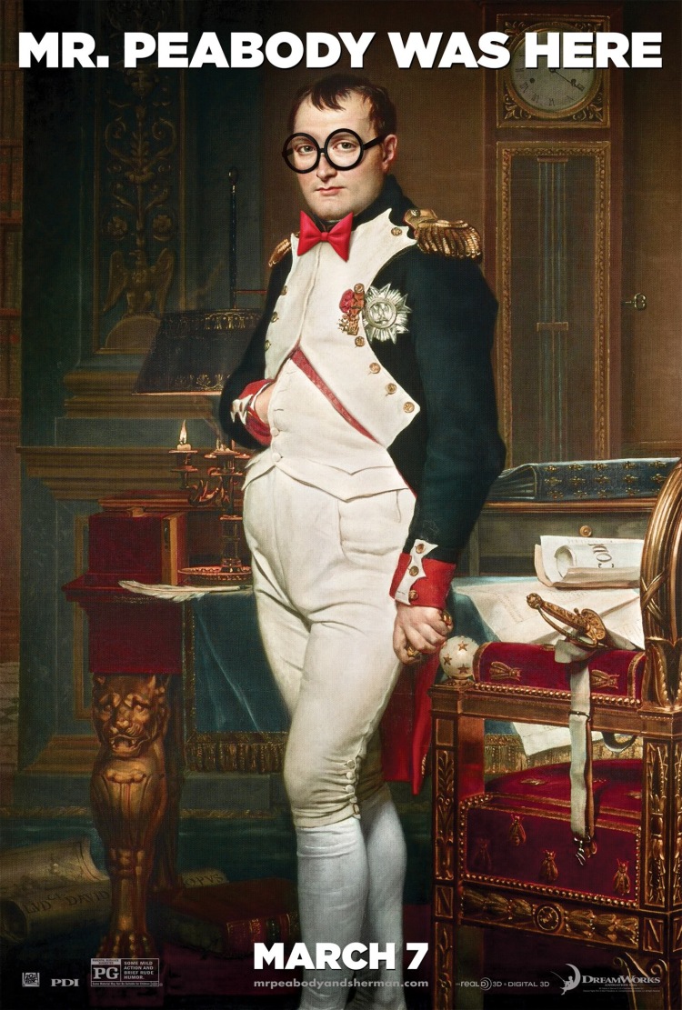 Постер - Приключения мистера Пибоди и Шермана: 750x1111 / 288.56 Кб